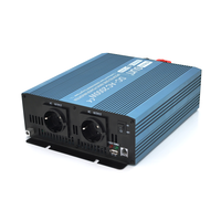 Інвертор напруги Mexxsun MXS-2000, 24V/220V, 2000W з модифікованою синусоїдою, 2 Shuko, клемні дроти, Q4 Изображение