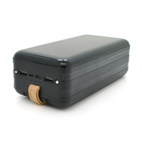 PowerBank Bix-50000mAh, Input:MicroUSB+Type-C, Output:4USB/Type-C/MicroUSB/Lightning, QC22.5W/PD20W, Black Зображення
