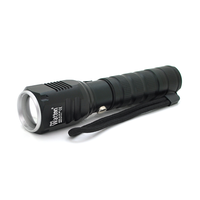 Ліхтар ручний Watton WT-087, 1LED Cree T6, 10W, 5 режимів, 18650/2800mah (перехідник 3*AAA), Black, IP44, СЗУ + АЗУ, 120х33х33мм, BOX Изображение