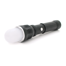 Ліхтар ручний Watton WT-282, 1LED CREE Q5, 3W, 2 режими, ZOOM,18650 /ААА/1300mah, Black, IP40, СЗУ+АЗУ, 190х45х30мм, BOX Изображение