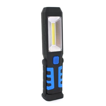 Ліхтар інспекційний Watton WT-293, 16 SMD LED, 3 режими роботи, зарядка від 5V, акумулятор 18650, корпус-пластик, магніт, гак, color mix, BOX Зображення