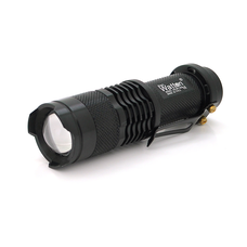 Ліхтар ручний Watton WT-304, 1LED CREE Q5, 3W, 3 режими + Zoom, АА/1300mah, Black, IP40, СЗУ, 92х26х26мм, BOX Изображение