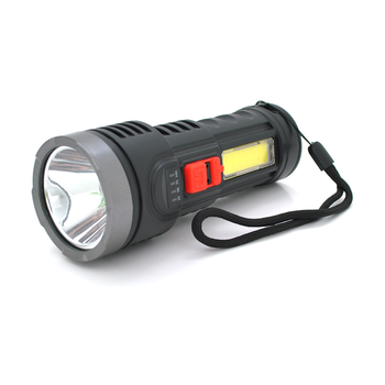 Ліхтарик ручний LATERNA L-822, 5WLED+COB, пластик, вбудований акумулятор, IP40, 145х56х45, USB кабель Зображення
