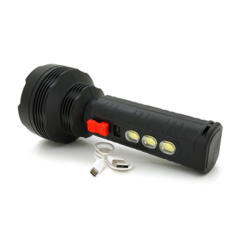 Ліхтарик ручний LATERNA RD-407 TY-849, 3W. OSL+COB. 3+1 режим, вбудований акумулятор, IP40 . 210х88х45. Box Зображення