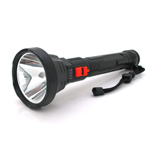 Ліхтар ручний Bailong BL-826, 1LED, OSL LED, 3W, 3 режими, вбудований АКБ/2000mah, Black, IP44, кабель USB-micro, 260х82х36мм, BOX Изображение
