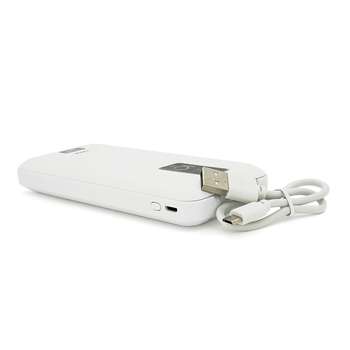 Powerbank TX-108 10000mAh, кабеля USB: Micro, Lighting, White, (270g), Blister Зображення