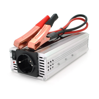 Інвертор напруги POWERMASTER, 24V/220V, 1000W з модифікованою синусоїдою, 1 Shuko, клеми Зображення