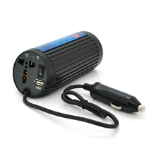 Інвертор напруги POWERMASTER, 12V/220V, 150W з модифікованою синусоїдою, 1 універсальні розетки, клеми Изображение