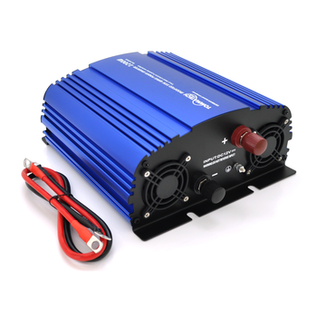 Інвертор напруги Tommatech MS-1200, 12V/220V, 1200W з апроксимованою синусоїдою, 2Shuko, USB, клемні дроти, 2 запобіжники, Q4 Изображение