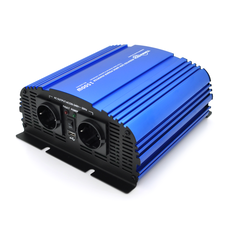 Інвертор напруги Tommatech MS-1500, 12V/220V, 1500W з апроксимованою синусоїдою, 2Shuko, USB, клемні дроти, 6 запобіжників, Q4 Зображення