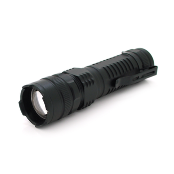 Ліхтар ручний POWERMASTER MS-811, 1LED Cree Q5, 10W, 3 режими, ZOOM, 18650/2400 вбудований, Black, IP44, microUSB, 121х29х25мм, BOX Зображення