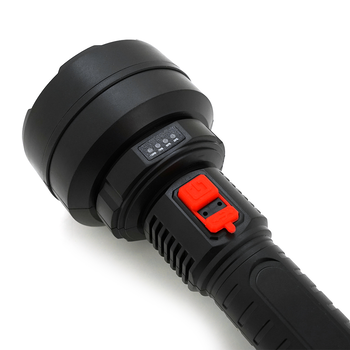Ліхтарик ручний POWERMASTER HY-789, 1Led CreeXPE, 18650, IP40, 3-реж., microUSB., 195х80х35, BOX Зображення