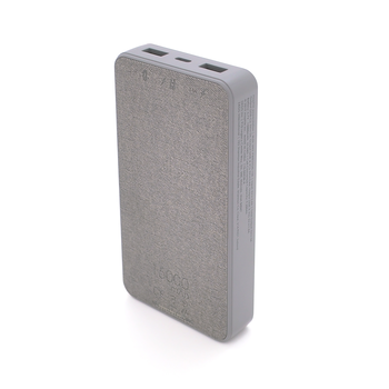 PowerbankTtec Mophie15000mAh, Output: 2*USB + Type-C, 20W, Gray, Q20 Изображение