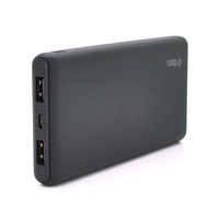 PowerbankTtec 10000mAh, Led, Output: 2*USB, 20W, Black, Q36 Зображення