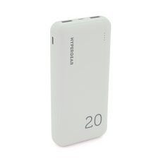 PowerBank Hypergear 20000mAh Fast Charge , 2*USB, White, Q24 Изображение