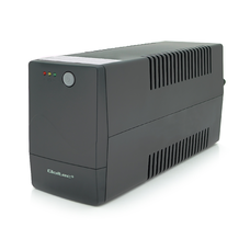 ДБЖ Qoltec QLT1000 (600W) Proxima-L, LED, AVR, 3st, 2xSCHUKO socket, 1x12V9Ah, metal Case Изображение