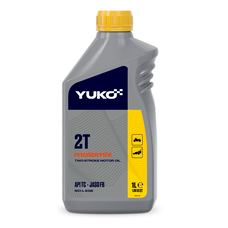 Олія YUKO MOTORMIX 2T для двотактних бензинових двигунів (генератори 2Т, мотокоси, бензопили), каністра 1л, PEТ Зображення