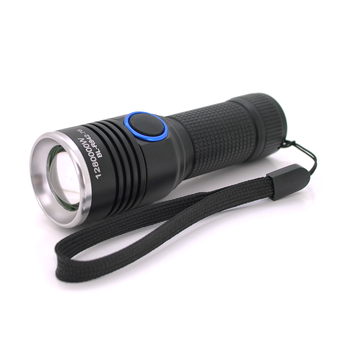Ліхтарик ручний Bailong R-842, CREE T6, Zoom, 3 режими, алюміній, акум 14500, USB кабель, 126х30х24, BOX Зображення