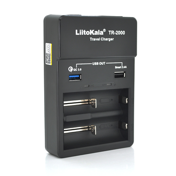 ЗУ універсальне Liitokala Lii TR-2000 + USB1-QC 3.0, USB2-5V 2.4A Зображення