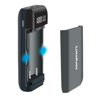 ЗУ LiitoKala Lii-MP2, функція Powerbank, USB/Type-C, LED display, підтримує Li-ion, 3.7V/1.2V AA/AAA 18650/18700/20700/21700 Зображення