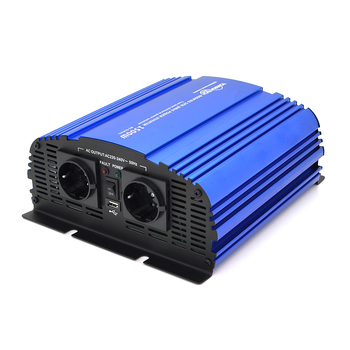 Інвертор напруги Tommatech MS-1500, 24V/220V, 1500W з апроксимованою синусоїдою, 2Shuko, USB, клемні дроти, 6 запобіжників, Q4 Изображение
