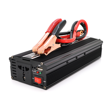 Інвертор напруги PI 3000ВА(1500Вт), 12/220V, approximated, 1 універсальна розетка, клем + крокодили Зображення