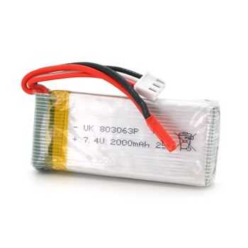 Акумулятор 8*30*63P 25C, 7.4V (1200mAh), 5 контактів Зображення