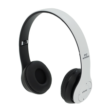 Бездротові навушники Bluetooth P47 Led, Black/White Зображення