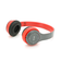 Бездротові навушники Bluetooth P47 Led, Red/Silver Зображення