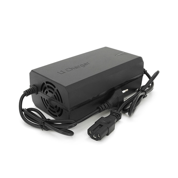 Зарядний пристрій Jinyi для акумуляторів Li-ion 60V(67.2V),16S,6A,штекер Triangle plug (T-tipe/IEC/C13 N+L-). з індикацією,BOX Изображение