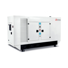 Генератор дизельний Altas 150, 3-фазний 230/400V, Потужність 150KVA. Управління Datakom. Охолодження: водяне. Витрата 21.1 л/год. 2800×1000×1700мм. 1450кг. Зображення