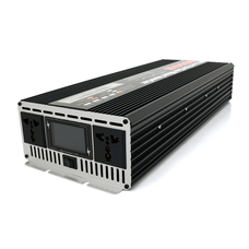 Інвертор напруги YOSO з правильною синусоїдою, 8000W, 12/220V-4000W, 2 універсальні розетки, LED Display, затискачі, клемні дроти, Q4 Изображение