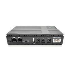 ДБЖ UPS-36W DC1036P для роутерів/комутаторів/PON/POE-430, 5/9/12V, 1A/2А, 10400мAh, Black, BOX Зображення
