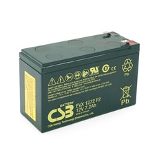 Акумуляторна батарея CSB EVX1272, 12V 7,2Ah (151х65х100мм) 2,55кг Q10 Зображення