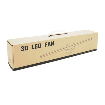 Світлодіодний голографічний проектор-голограма Merlion Z1, 12V/20W, 450*224dpi, кут огляду 176°, LED: 2*112, 42*42cm Изображение
