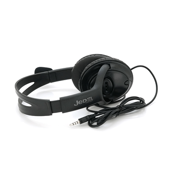 Навушники провідні Jedel GH-115, з мікрофоном і регулюванням гучності, Black, Box Изображение