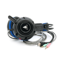Навушники провідні Jedel GH-215, з мікрофоном, Black/Blue, Box Зображення