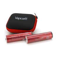 Акумулятор Li-Ion Vapcell 18650 INR18650 M35 Protected, 3500mAh, 10A, 4.2/3.6/2.5V, ціна за шт, Red Изображение