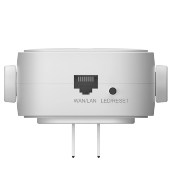 Бездротовий Wi-Fi репітер Ruijie Reyee RG-EW300R, 2.4 GHz, 300 Mbps, 92 x 70 x 38 мм Зображення