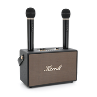 Колонка Kisonli G101 Bluetooth 5.0,Two microphone, 2х15W, 2400mAh, USB, DC: 5V/1A, BOX, Black, Q8 Зображення