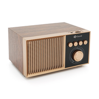 Колонка Kisonli G10 Bluetooth 5.0, 1х5W, 1200mAh, USB/TF/BT/FM/AUX, DC: 5V/1A, Wooden, BOX, Q50 Зображення