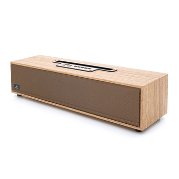 Колонка Kisonli G11 Bluetooth 5.0, 2х5W, 1200mAh, ≥90dB, USB/TF/BT/FM/AUX, DC: 5V, Wooden, BOX, Q20 Зображення