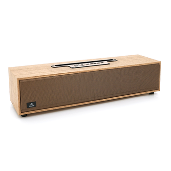 Колонка Kisonli G11 Bluetooth 5.0, 2х5W, 1200mAh, ≥90dB, USB/TF/BT/FM/AUX, DC: 5V, Wooden, BOX, Q20 Зображення