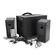 Колонки Kisonli TM-1000U, 5W+2x3W, USB/TF/BT/FM/AUX/LED light, із сабвуфером, DC: 5V, Black, BOX, Q8 Зображення