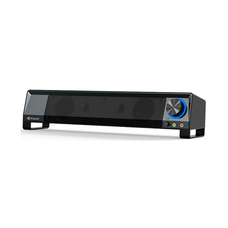 Колонки 2.0 Kisonli X2 для ПК та ноутбука, USB + 3.5mm, 2x3W, 20Hz-20KHz, DC: 5V, Black, BOX, Q30 Зображення