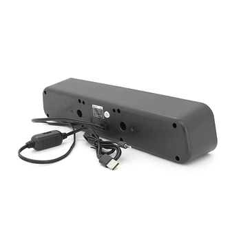 Колонки 2.0 Kisonli i-520, для ПК і ноутбука, USB + 3.5mm, 2x3W, 20Hz- 20KHz, Black, BOX, Q40 Зображення