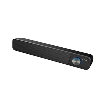Колонки 2.0 Kisonli i-560, для ПК та ноутбука, USB + 3.5mm, 2x3W, 20Hz-20KHz, Black, BOX, Q40 Зображення
