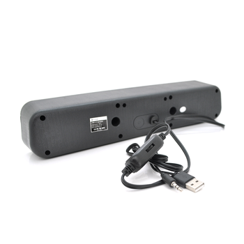 Колонки 2.0 Kisonli i-570, для ПК і ноутбука, USB + 3.5mm, 2x3W, 20Hz- 20KHz, Black, BOX, Q40 Зображення
