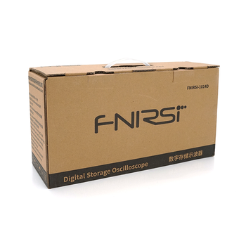 Осцилограф FNIRSI 1014D: 2 канали, 100 МГц, 1 GSa/s, 7" TFT. Генератор, курсори, пам'ять 1000 скринів. Габарити 310×145×70 мм. Вага 1.5 кг Изображение