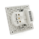 Розетка врізна із заземленням, Input: AC:110-250V/16A, Type-C/USB-виходи, Gold Зображення